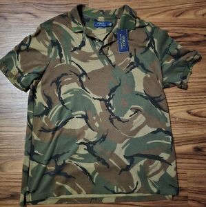 Ralph Lauren Camo Polo BNWT. Size Mens Large